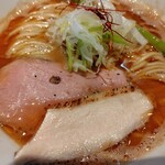麺家 たけ田 - オマール海老の濃厚白湯麺アップ
