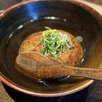 ほっこり瓢箪島 - ■すじぼうず ￥396
・大きながんもどき、甘めのおでん出汁で。