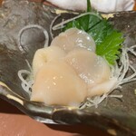 わたなべ鮮魚店 - ホタテ刺し！( ˙▿˙　)