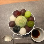 今菓子司 銀座凮月堂 - 抹茶クリームあんみつ
