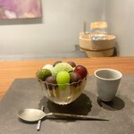 今菓子司 銀座凮月堂 - 抹茶クリームあんみつ