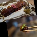 柳家 - 仔鹿は茎山葵と柚子胡椒で