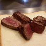 宮崎牛鉄板焼ステーキ 心斎橋みやちく みやざき館 - 