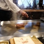 宮崎牛鉄板焼ステーキ 心斎橋みやちく みやざき館 - 