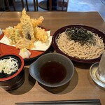 蕎麦人弁慶 - 天ざるそば麺1.5玉