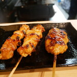 焼鳥　烈火 - もも、ねぎま、つくねタレ