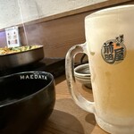 博多もつ鍋前田屋 - 生ビール　サッポロ黒ラベル