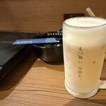博多もつ鍋前田屋 - 生ビール　サッポロ黒ラベル