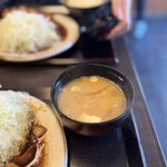 とんかつ 三太 - 豚汁