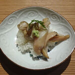 だい - バイ貝の飯蒸し