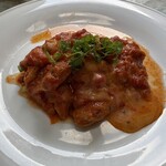 ふらごはん - チキンのモッツァレラトマト煮