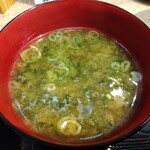 三崎市場 - あおさのみそ汁