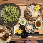 和夢茶Cafe - 茶そばセット