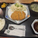 庄屋 - 料理写真:おろしかつランチ＋茶碗蒸し