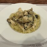 Lamp - 松茸と鶏ササミのクリームタリアテッレ