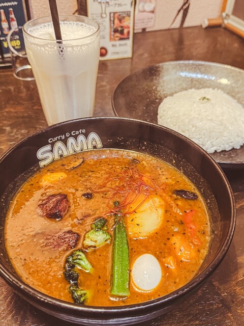 スープカレー カフェ サマ 釧路店（Soup Curry & Cafe SAMA） - 東釧路（スープカレー）