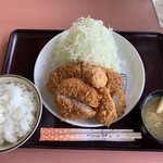 とんかつ 坂井精肉店 - 「デカ盛り定食」¥1620