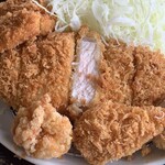 とんかつ 坂井精肉店 - 「デカ盛り定食」¥1620