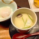 瀬戸内味覚処 芸州 本店 - 茶碗蒸し、温泉玉子