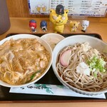 寿 - 料理写真:かつ丼セット　1,200円(税込)