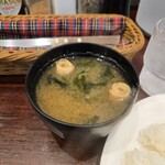 キャロット - しっかりお出汁が効いた味噌汁