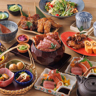 宴会コースは税込4,000円～6,000円