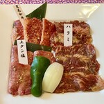 焼肉なべしま - 料理写真:なべしまランチの肉