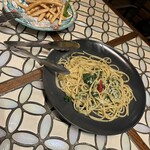 サントフエゴ 橋本 - 青のりとシラスのペペロンチーノ