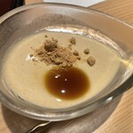 天ぷら まさお - 醤油きなこプリン