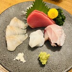 味乃 桃の井 - お刺身盛り合わせ