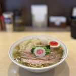 キング製麺 - 山椒らーめん＋味玉・海老ワンタン・ちょい増しチャーシュー