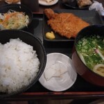 ふじ家うどん - とんかつ定食