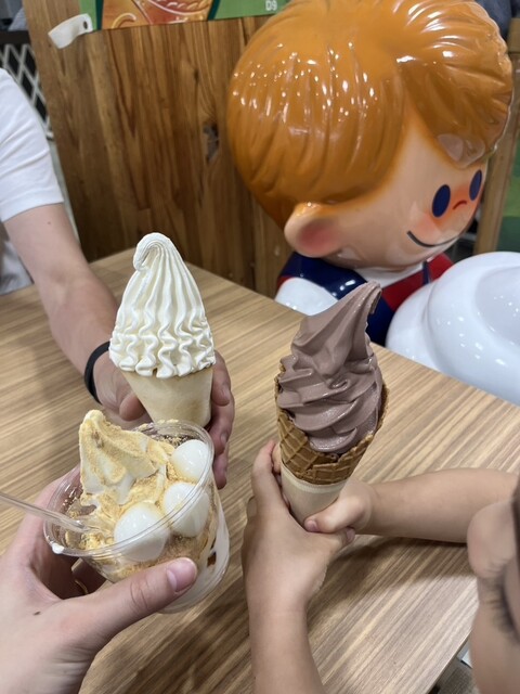 いっぷく処 いもや - 十文字（ソフトクリーム）の写真