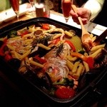 PEKOHOUSE - 夜のコース料理の内容は予約する時にリクエストできます。お祝いの席には鯛のアクアパッツァがおすすめ！