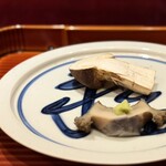 壽山 - 焼き松茸と鮑