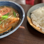 野菜料理とスープカレーのお店 南葉亭 - 北海シーフードのスープカレー＋スープ大盛