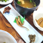 十和田食堂 - ご当地前菜３種盛り。