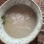 里味庵 - 甘め汁に蕎麦湯をin   これまたサイコー