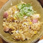 串や とりけん - ガーリック炒飯￥520　2025.9.16