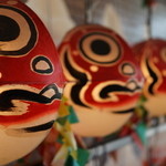 アグリショップ - アスパム入口に青森名物「金魚ねぶた」