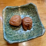 鳥半・魚半 - 梅干し　ちょっと甘め