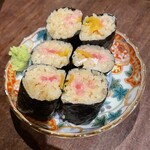 細巻きと蕎麦 あおの - 細巻き①