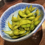 細巻きと蕎麦 あおの - 枝豆の浅漬け