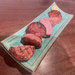 細巻きと蕎麦 あおの - 雲仙ハム(絶品です‼︎)