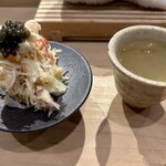 鮓 村瀬 - 毛蟹のキャビア添え