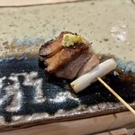 鮓 村瀬 - 炙り大トロの葱鮪