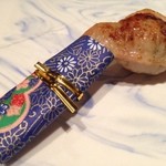 salon du kuma3 - ◆丹波地鶏手羽先の炭火焼き
      　テールスープで煮込んだフカヒレ射込み