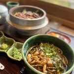 あなご飯 津田 - 茶そば（冷）