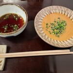 321070083 - ポン酢と胡麻タレ。交互に使うのが楽しい。
