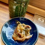 あなご飯 津田 - イカの佃煮アップ